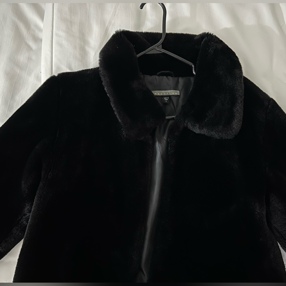 Kenneth Cole Reaction Black Teddy Jacket